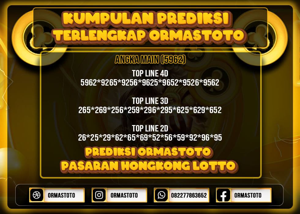 PREDIKSI HONGKONG HARI INI 08 NOVEMBER 2024