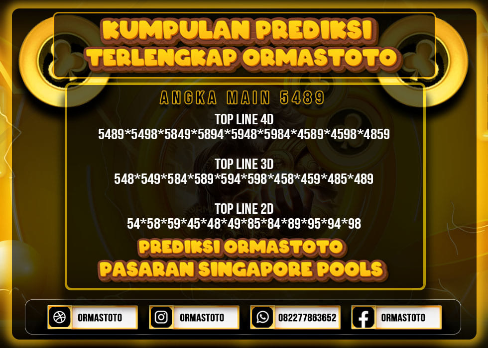 PREDIKSI SINGAPORE HARI INI 09 NOVEMBER 2024