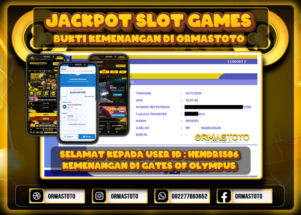 KEMENANGAN DI GATES OF OLYMPUS MEMBER ORMASTOTO