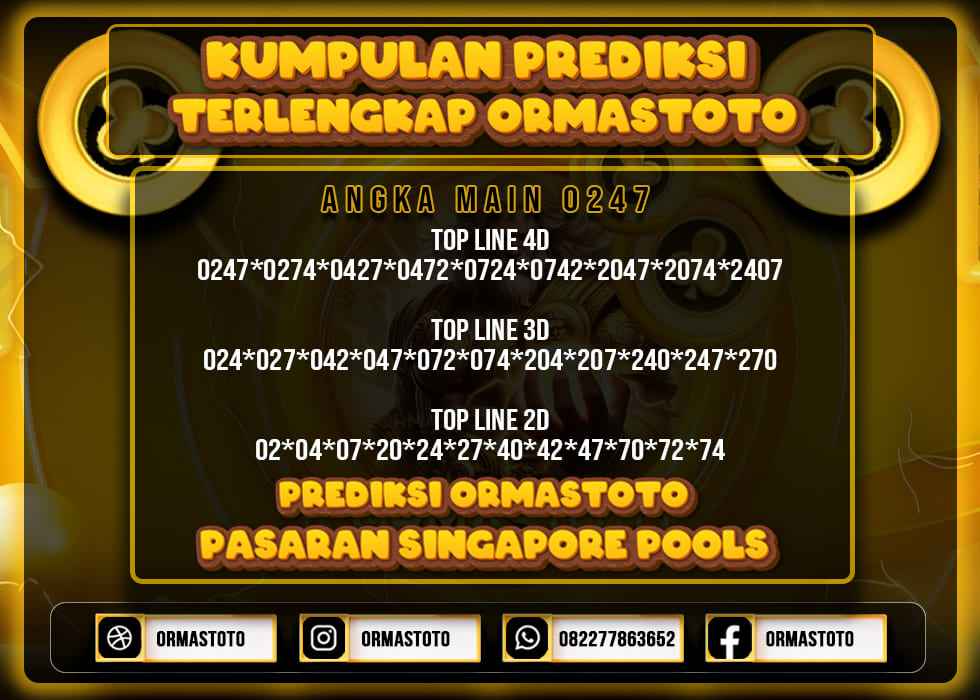 PREDIKSI SINGAPORE HARI INI 11 NOVEMBER 2024