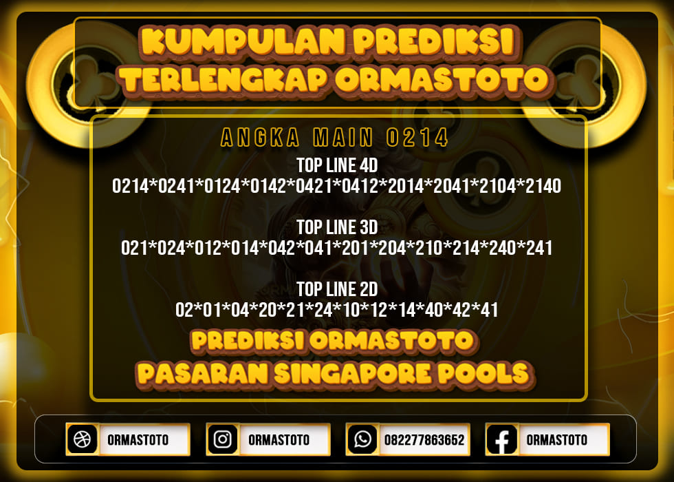 PREDIKSI SINGAPORE HARI INI 17 NOVEMBER 2024